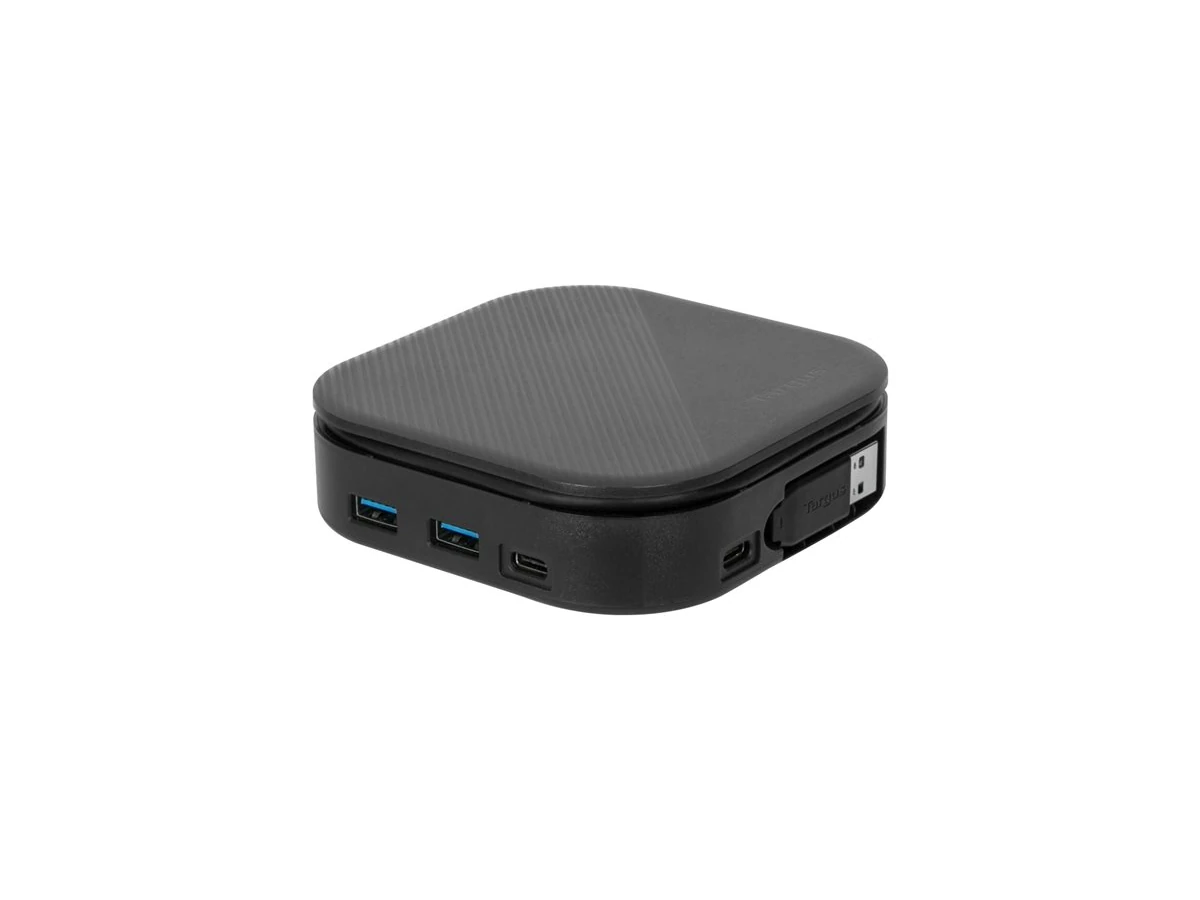 Targus® Universal DisplayLink® USB-C® & USB-A Dual HDMI Monitor Travel Docking Station with 80W Power Delivery